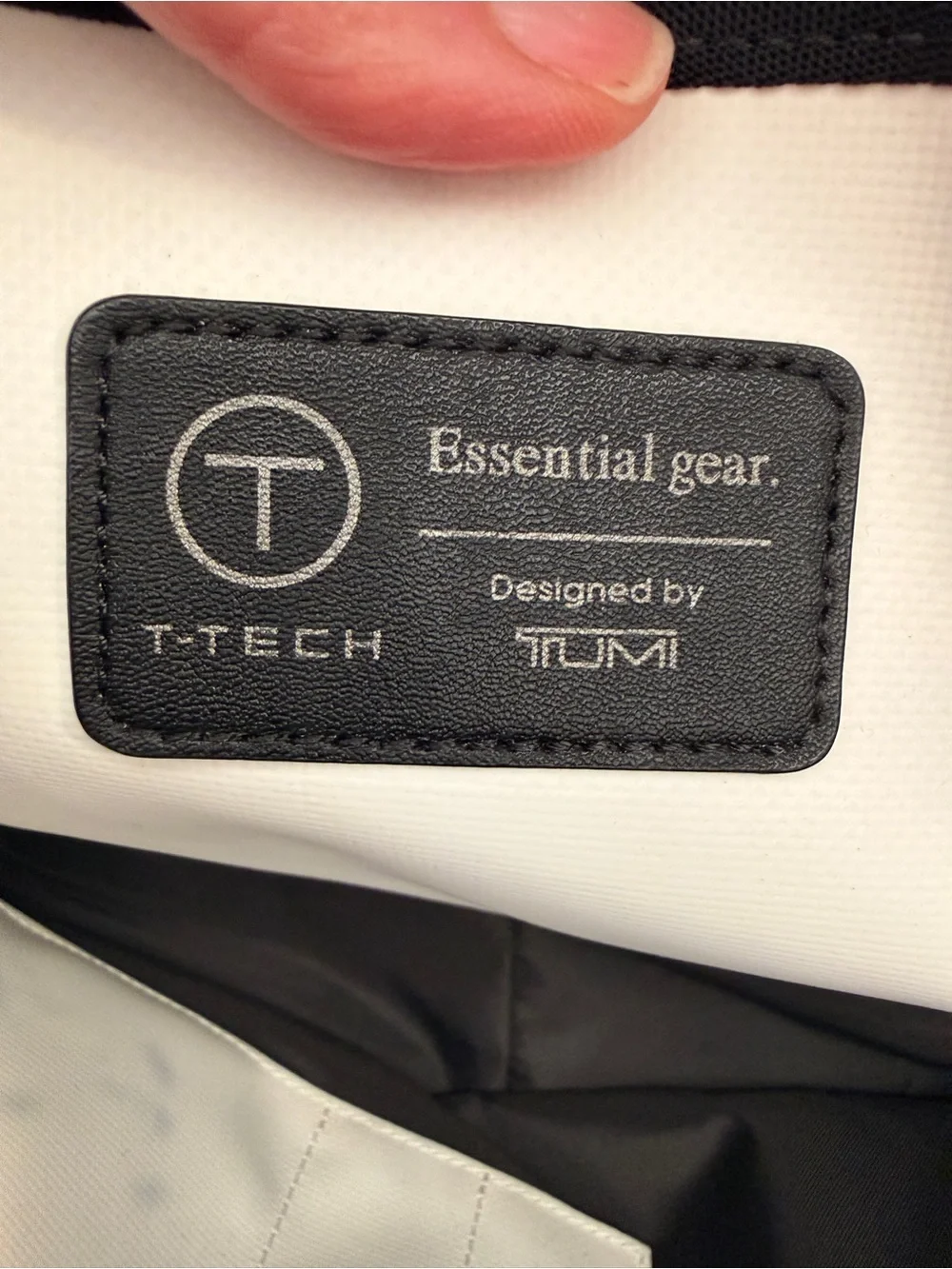 T-Tech by TUMI White Tactical Technical Messenger Bag Crossbody Techwear 59671WT